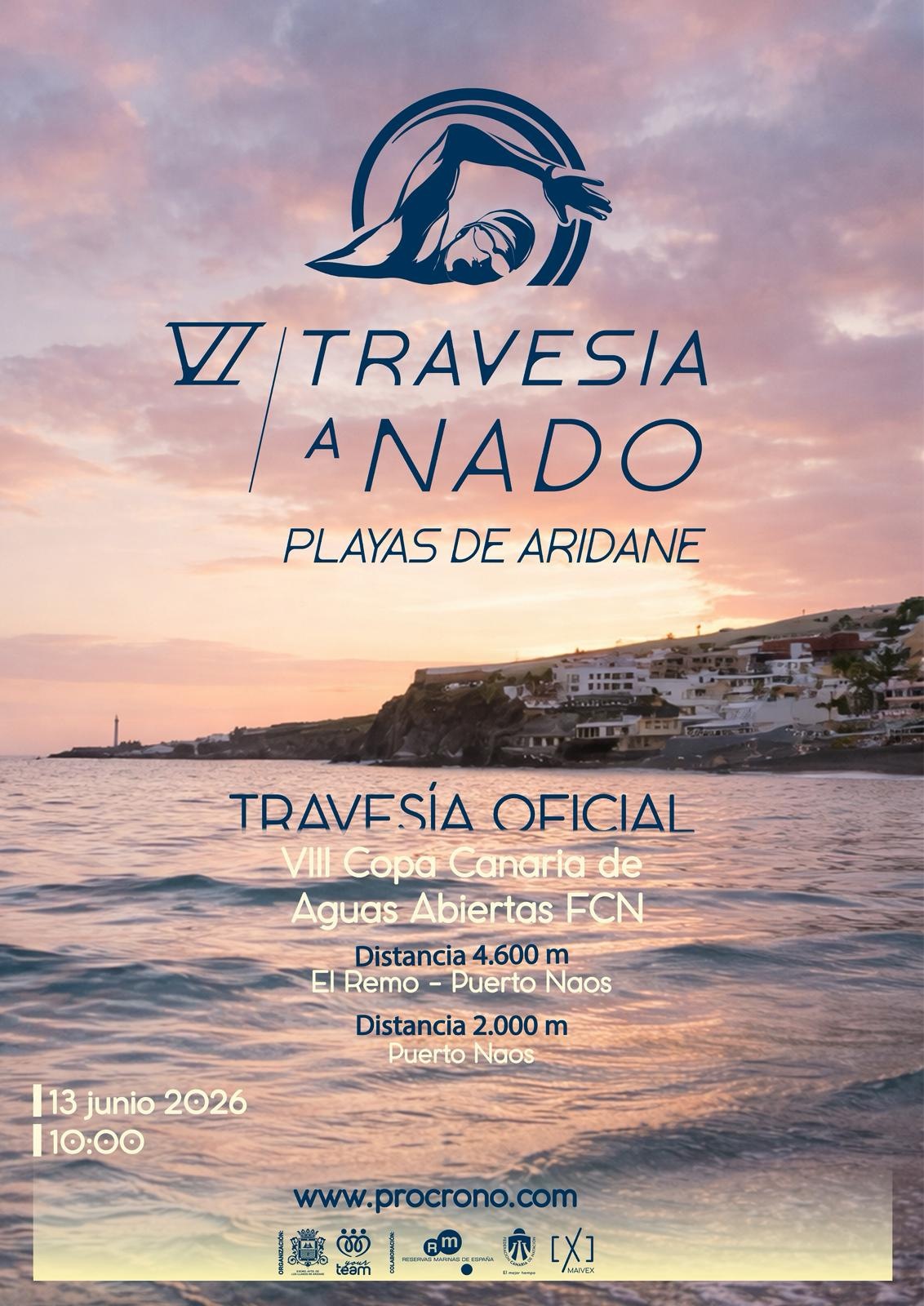 VI TRAVESÍA A NADO PLAYAS DE ARIDANE - Inscríbete