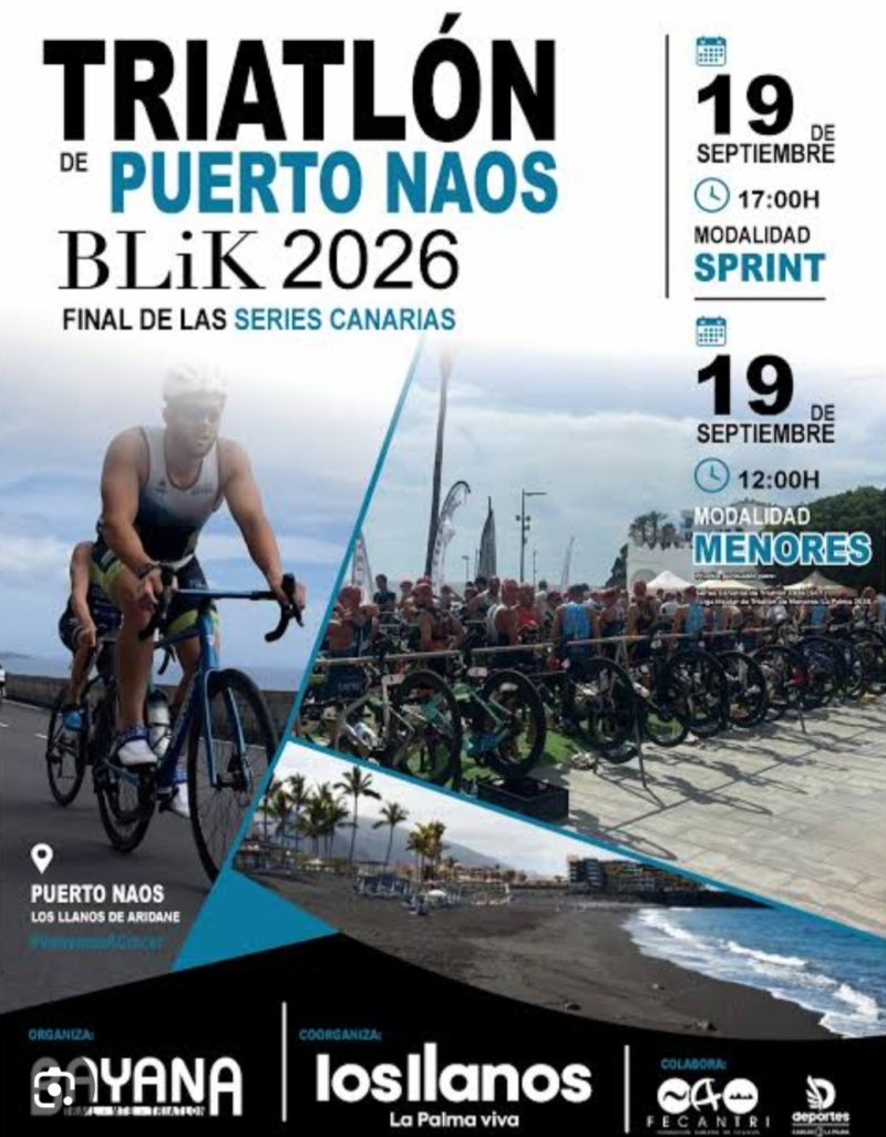 TRIATLON PUERTO NAOS 2026 - Inscríbete